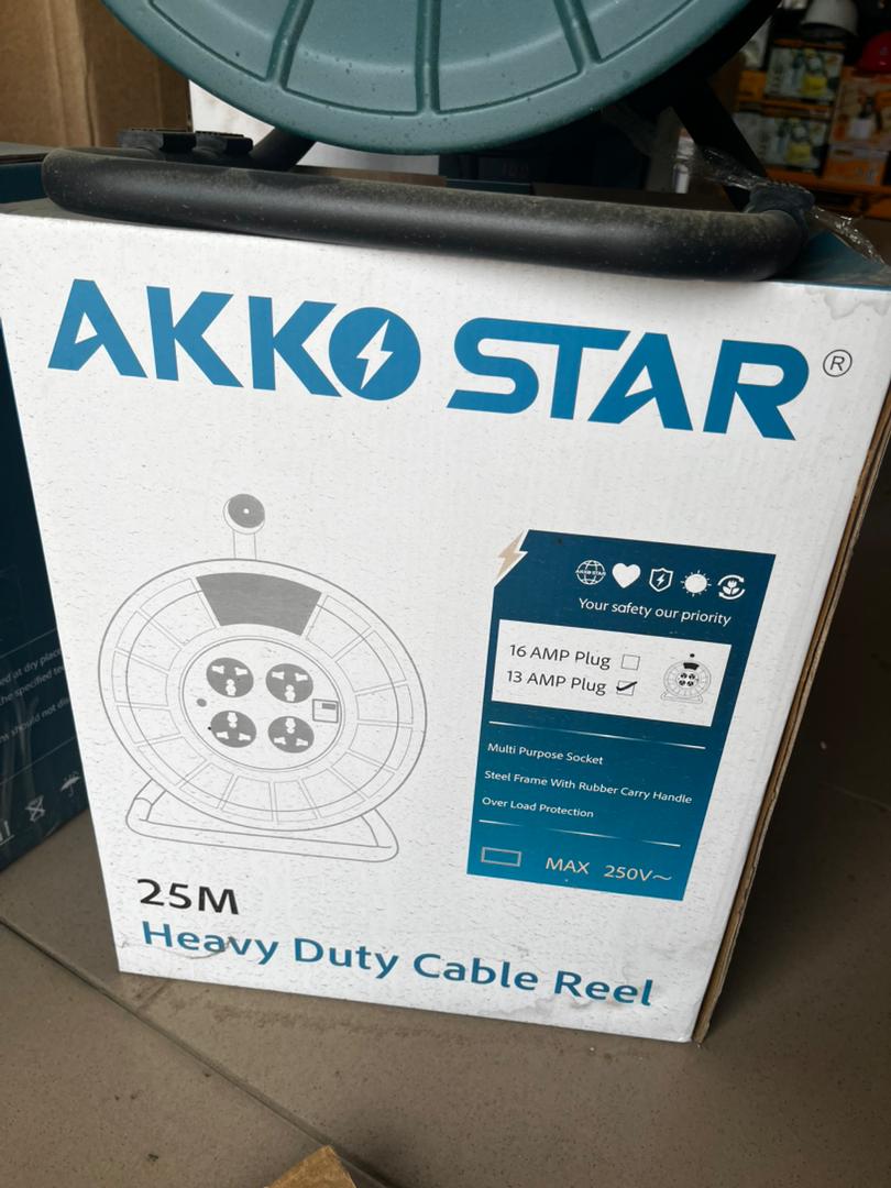 Heavy Duty Cable Reel 25M