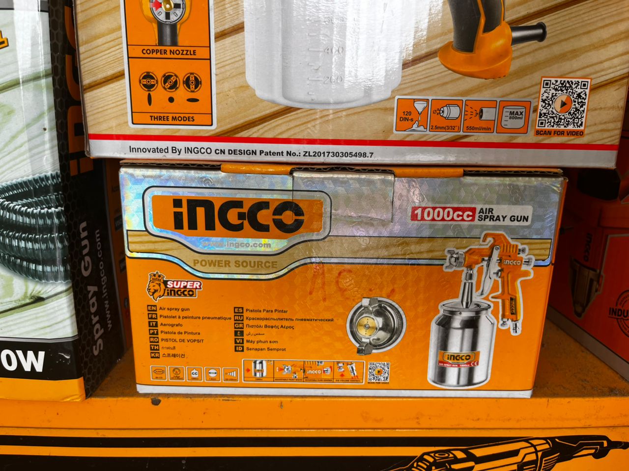 Pistolet pneumatique 1000cc