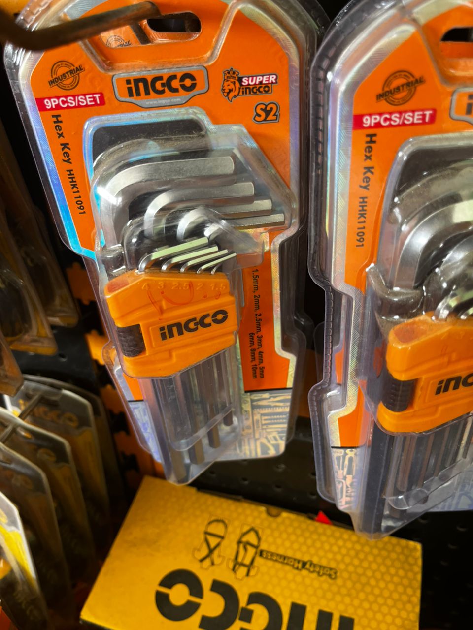 Jeu de clés Allen – 9 pièces