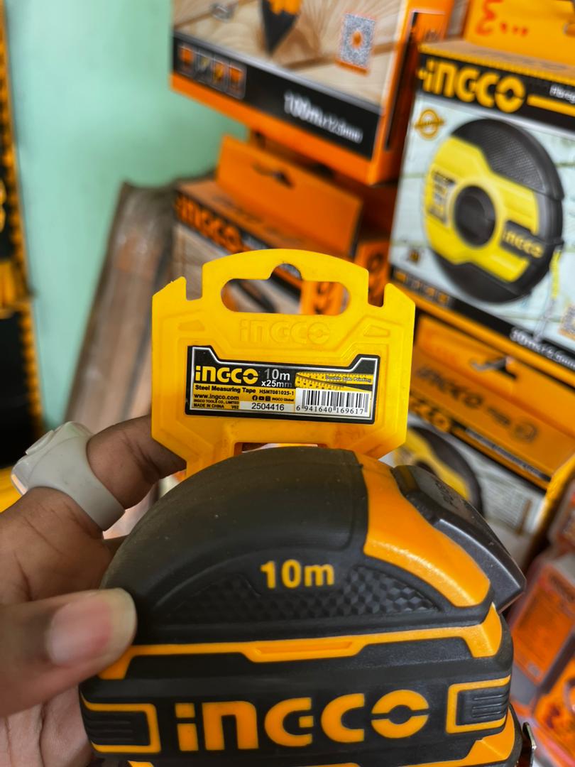 Ruban à mesurer acier 10 m × 25 mm