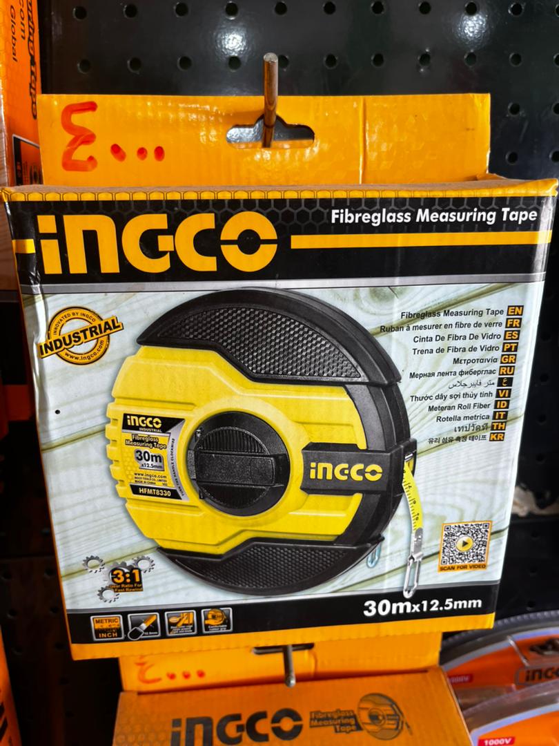 Ruban à mesurer Fiberglass 30 m × 12.5 mm