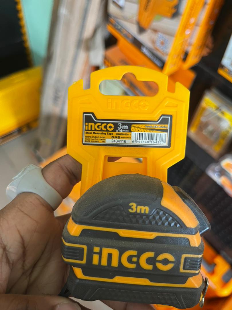 Ruban à mesurer acier 3 m × 16 mm