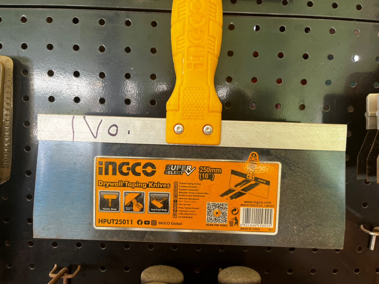 Spatule enduit 250 mm